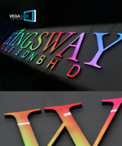 LIC001 - Biển báo chữ nổi LED 3D chống nước ngoài trời