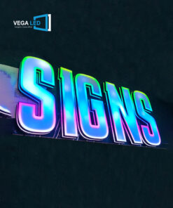 LIC002 - Biển chữ nổi LED RGB chống nước ngoài trời tùy chỉnh