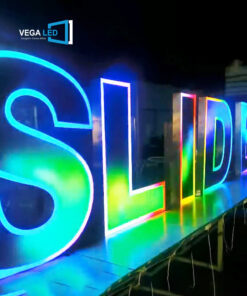 LIC003 - Biển hiệu chữ 3D Acrylic LED mặt tiền nhà máy