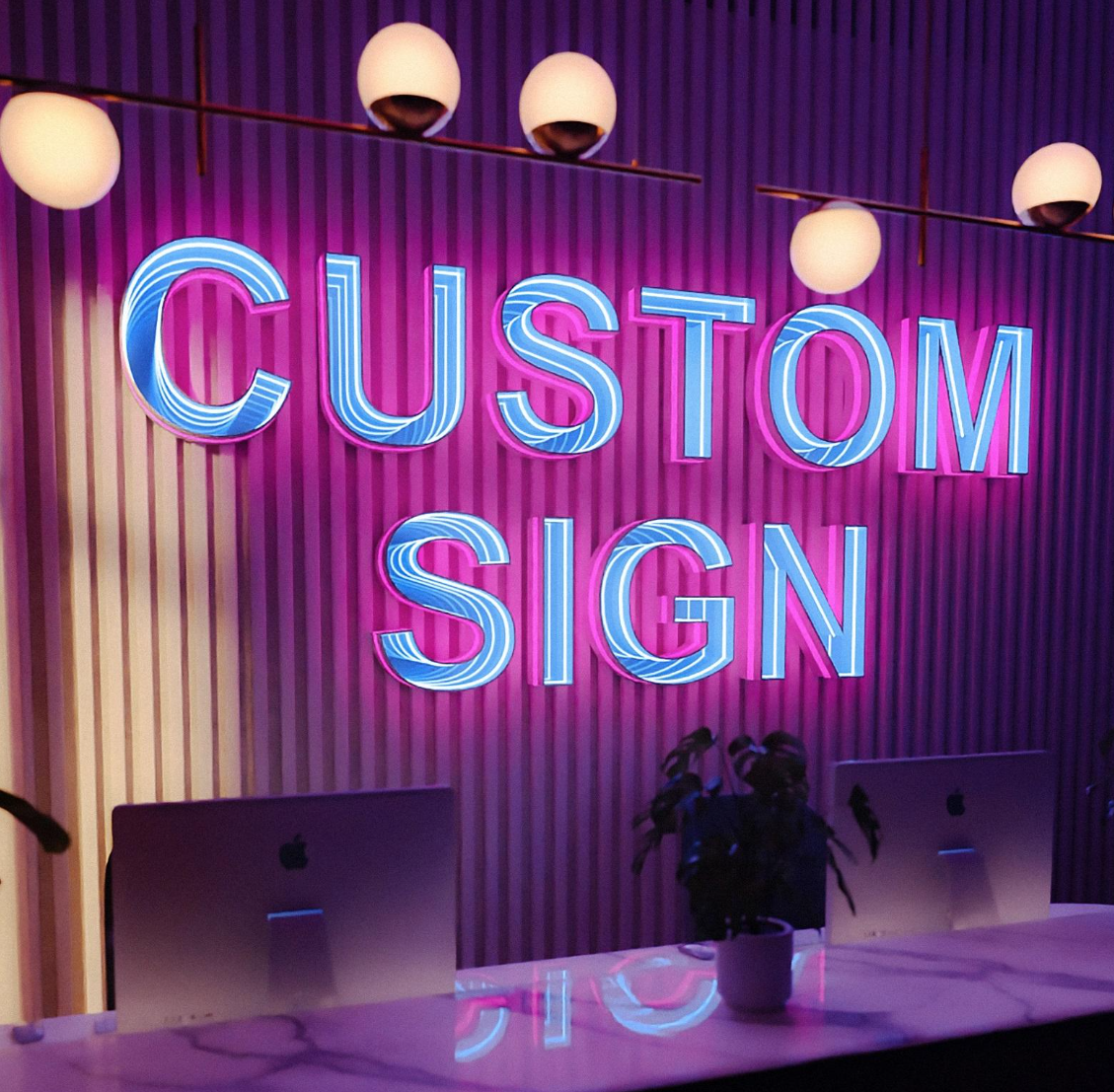 LMI004 - Biển hiệu gương vô cực LED 3D, Biển hiệu đèn neon gương vô cực - 4
