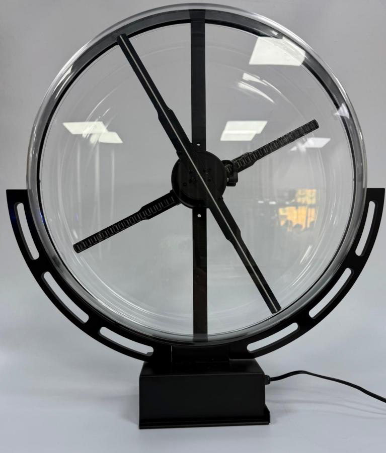 Double side 42cm hologram fan with 50cm waterproof cover
