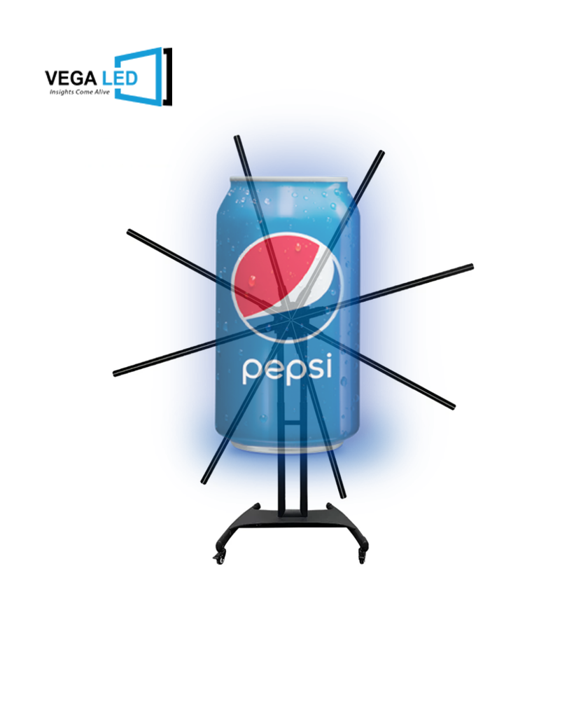 Quạt Holographic 3D cỡ lớn tốt nhất 180cm Quảng cáo Holographic 3D-7 Quạt LED Hologram 3D cỡ lớn 180cm