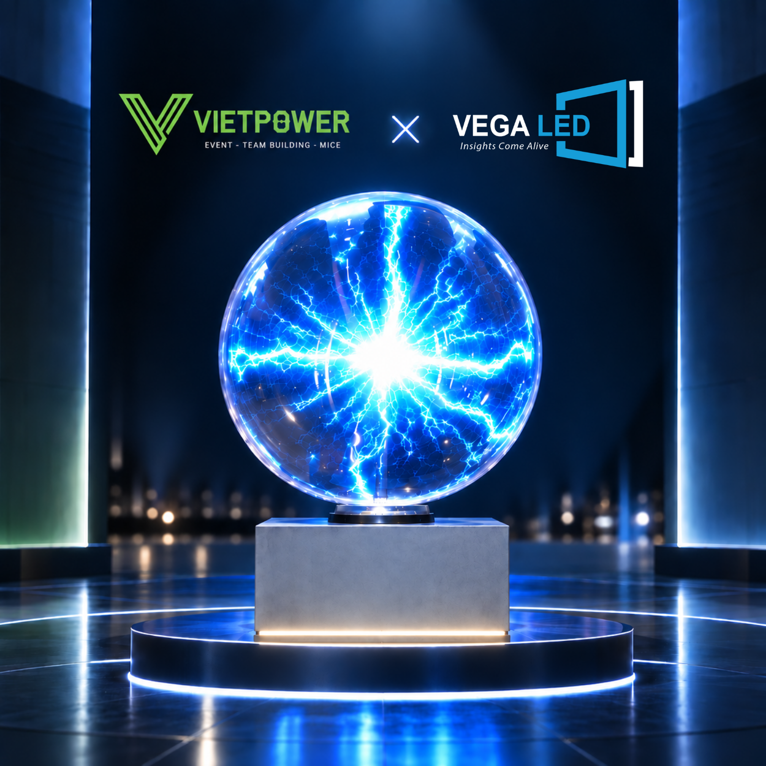 VIETPOWER EVENT x VEGALED: Mở Rộng Giải Pháp Sự Kiện 3D Hologram Đẳng Cấp